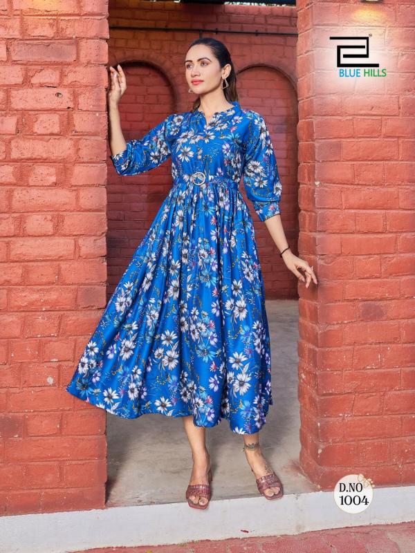 Blue Hills Bollywood Vol 1 Digital Print  Kurti Collection